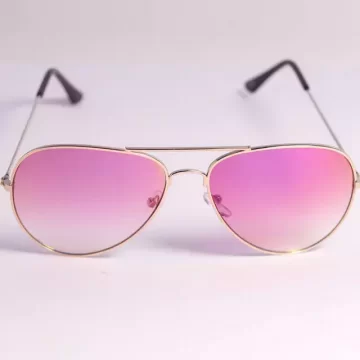 Aviators Women Pink Sunglasses