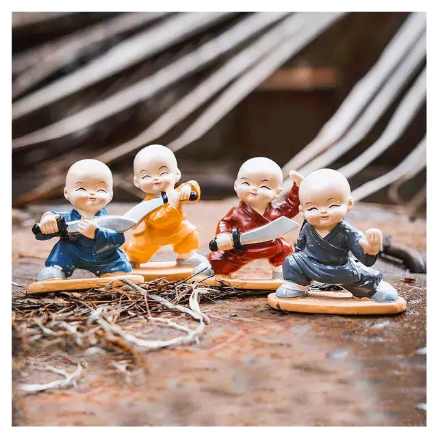 Buddha Monk Figurines Showpiece