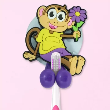 Creative Plastic Tooth Brush Holder for Kids
