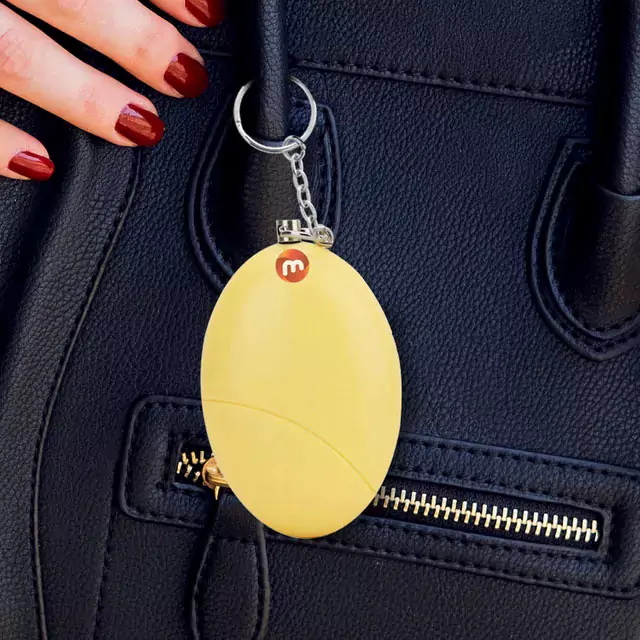 120db Personal Alarm Keychain/Safety Alarm For Women Security (Yellow)