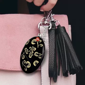 120db Personal Alarm Keychain/Safety Alarm For Women Security (BlackGold)
