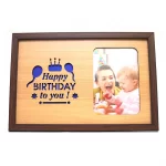 Engraved Happy Birthday Frame | Gift for Her & Gift for Him